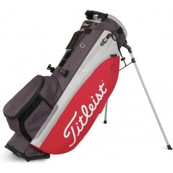 Titleist Players 4 Plus Golf bag -Red/White/Grey