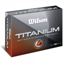 Wilson Titanium Golf Balls -1 dzn